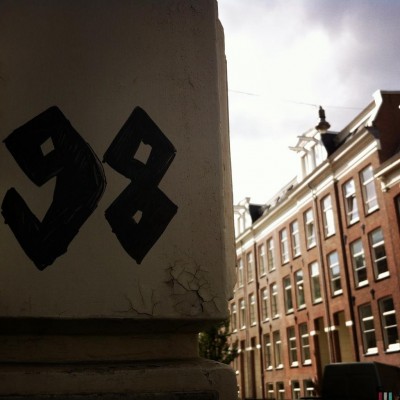 house number 98 in Amsterdam