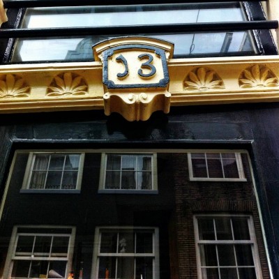 house number 13 in Amsterdam