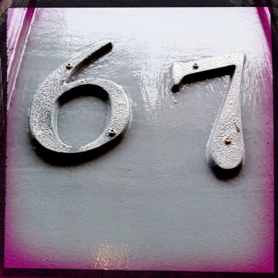 Grey house number 67 in Amsterdam